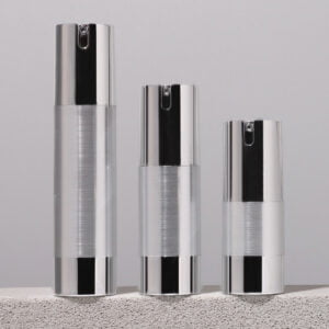 Airless pump travel bottle