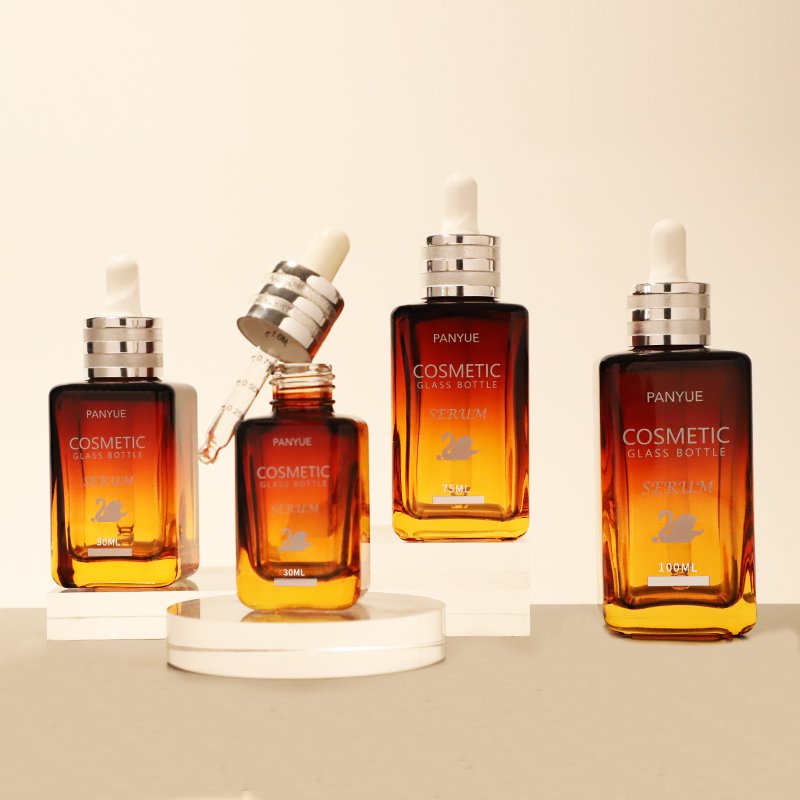 dropper bottle with gold cap